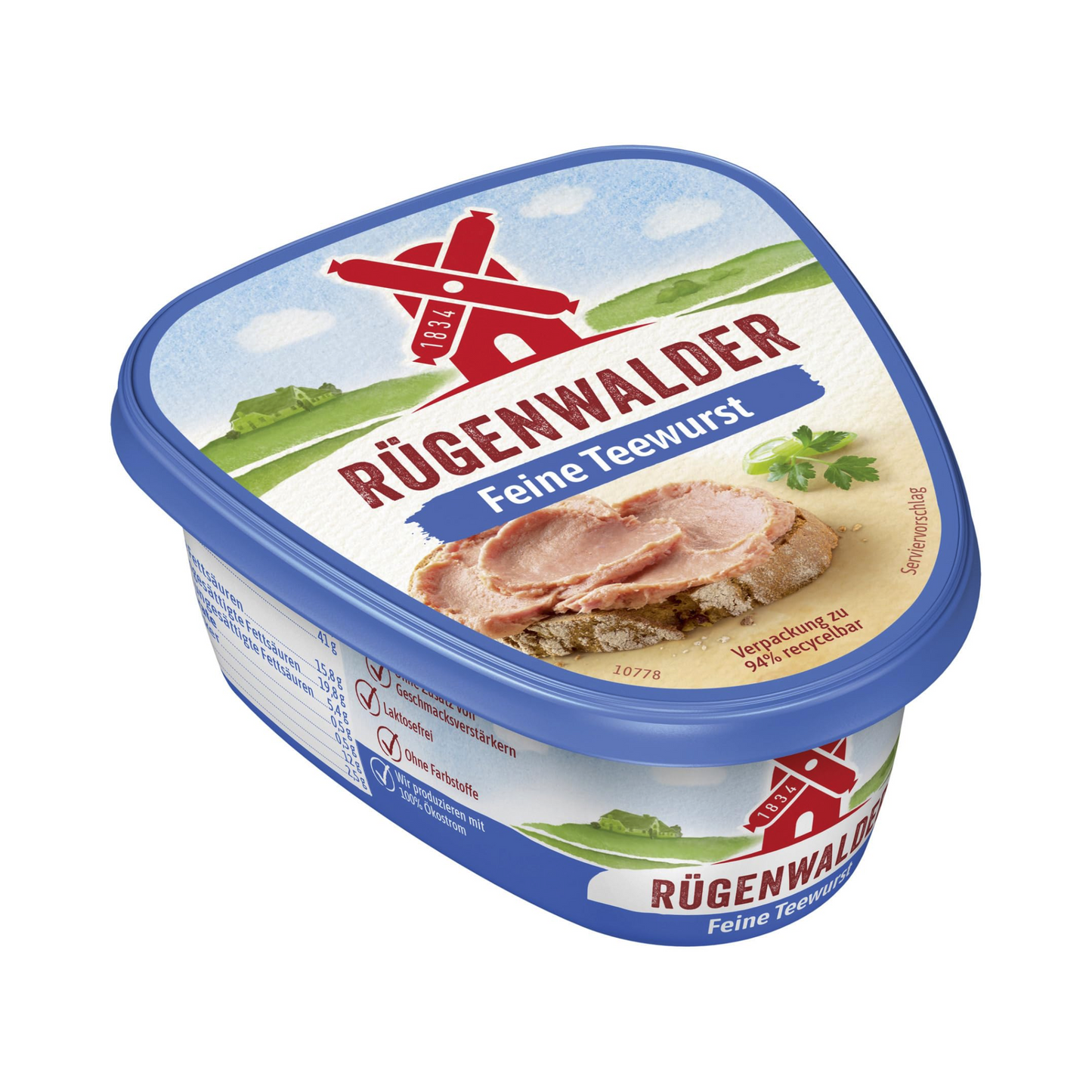 Rügenwalder Teewurst fein im Becher 125g