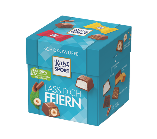 Ritter Sport Schokowürfel Lass Dich Feiern 176g