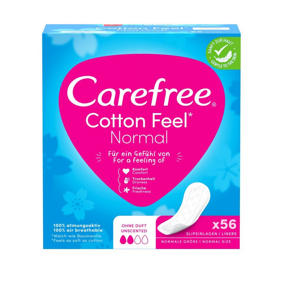 Carefree Cotton Feel Normal ohne Duft 56ST