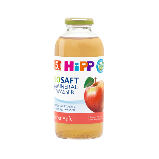 Bio Hipp Saft und Mineralwasser Milder Apfel ab 5.Monat 0,5l