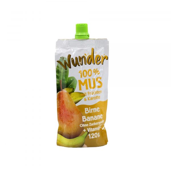 Wunder Mus Birne-Banane 120g