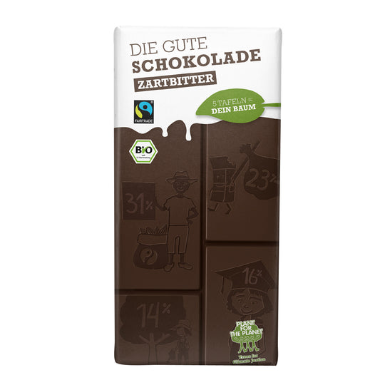 Bio Plant for the Planet Die Gute Schokolade Zartbitter 100g