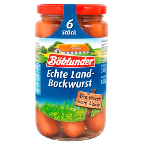 Böklunder Echte Land-Bockwurst in Eigenhaut 10ST 680g