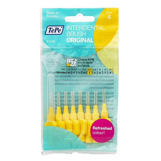 TePe Original Interdentalbrush 0,7mm gelb 8ST