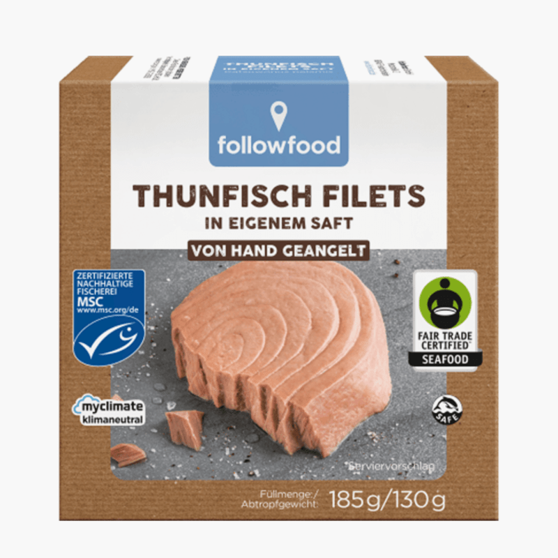 MSC Followfish Thunfisch Filets Natur 185g