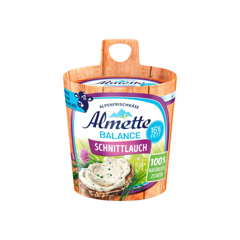 Almette Schnittlauch Balance 16% absolut 50% Rahmstufe 150g