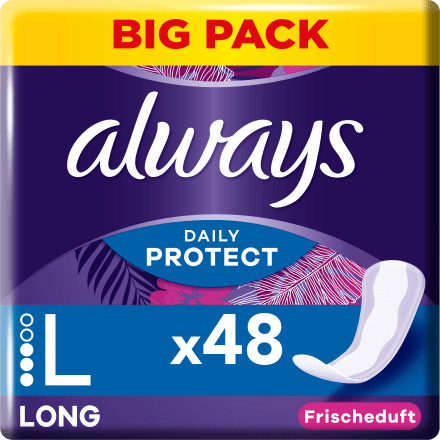 Always Daily Protect Long Slipeinlagen mit Frischeduft Big Pack 48ST