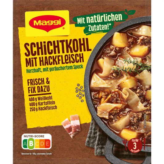 Maggi Fix Schichtkohl mit Hackfleisch 31g