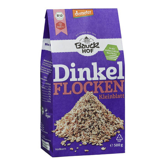 Demeter Bauckhof Dinkelflocken Kleinblatt 500g