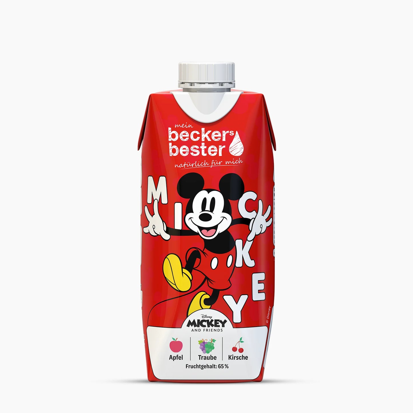 Beckers Bester Apfel-Traube-Kirsch Disney Minnie&Mickey 0,33l