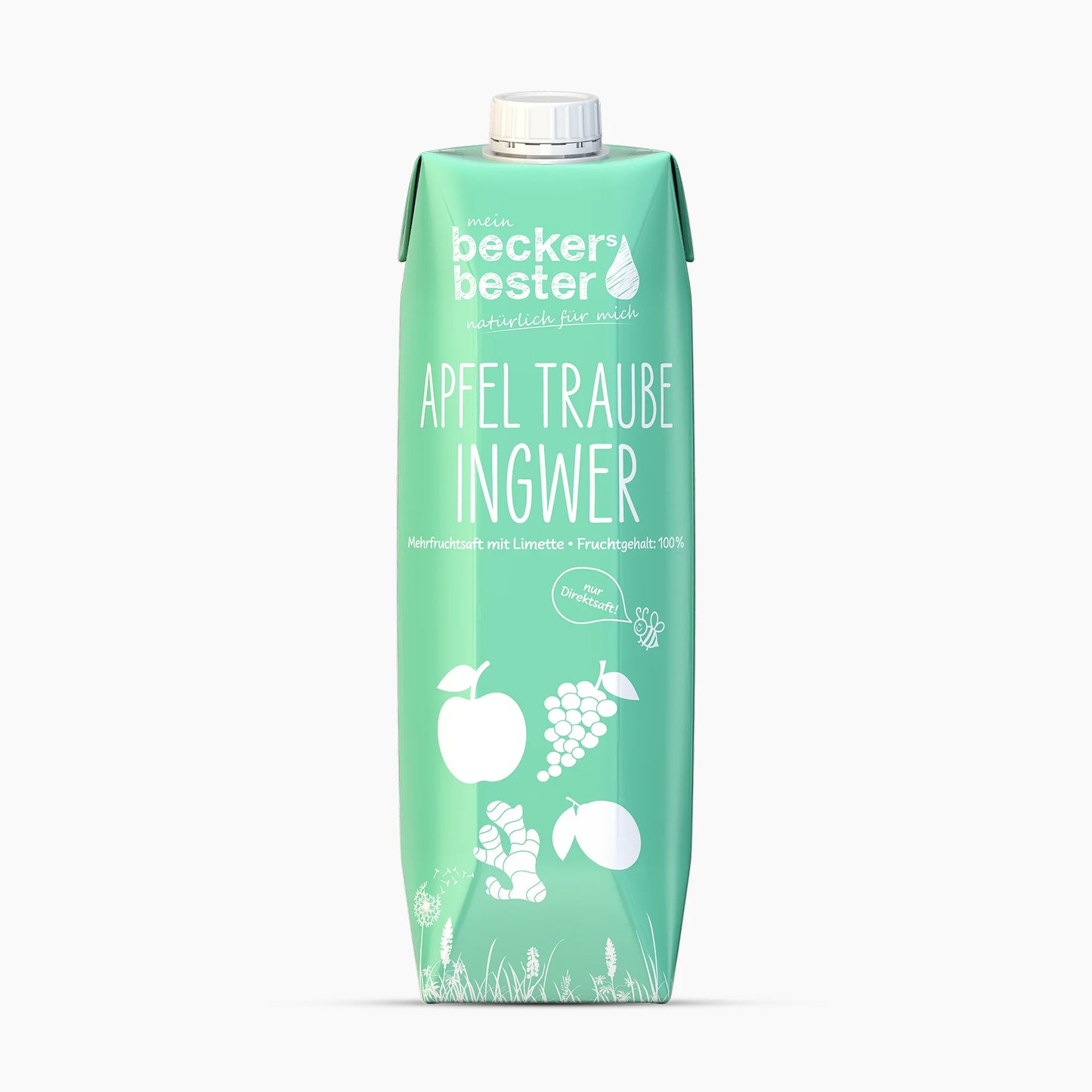 Beckers Bester Apfel-Traube-Ingwer 1l EW