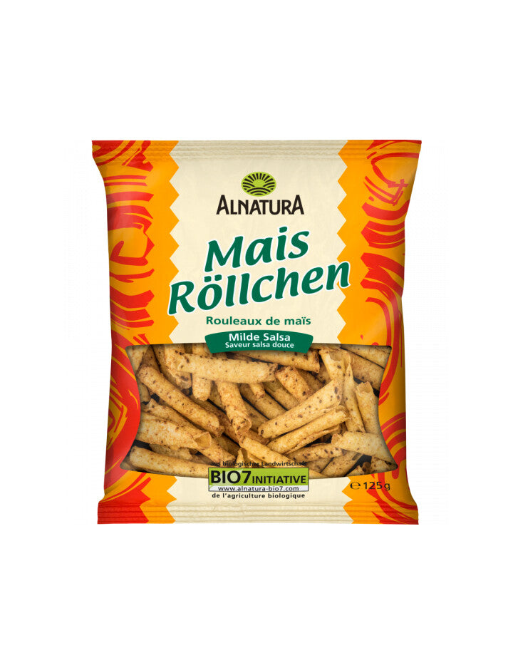 Bio Alnatura Mais Röllchen milde Salsa 125g