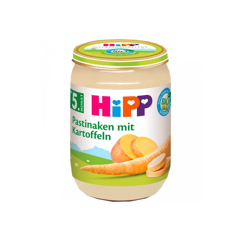 Bio Hipp Gemüse feine Pastinaken mit Kartoffeln nach dem 5. Monat 190g