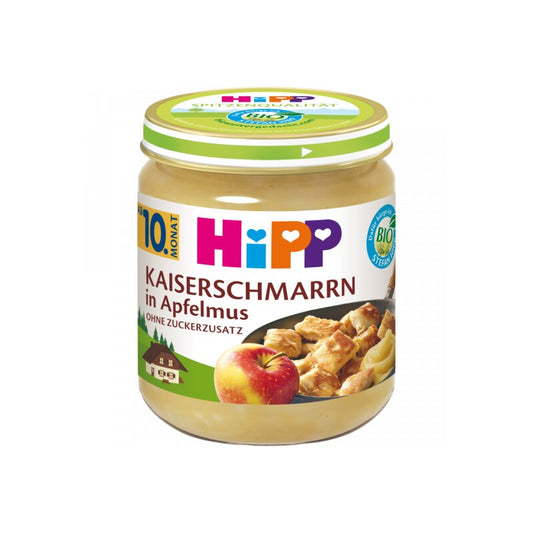 Bio Hipp Kleine Mehlspeise Kaiserschmarrn in Apfelmus ab dem 10.Monat 200g