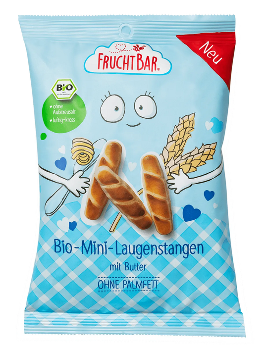 Bio Fruchtbar Mini-Laugenstangen mit Butter 90g