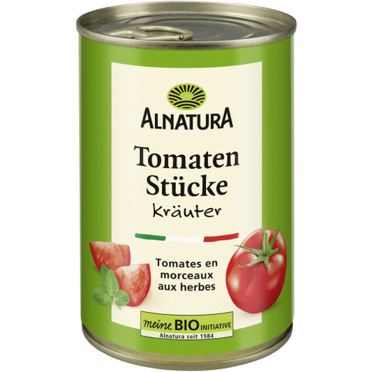 Bio Alnatura Tomatenstücke Kräuter 400g