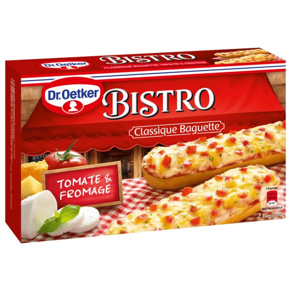 Dr.Oetker Bistro Baguettes Tomate-Fromage 250g