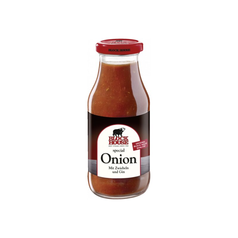 Block House Special Onion Sauce mit Zwiebln und Gin 240ml