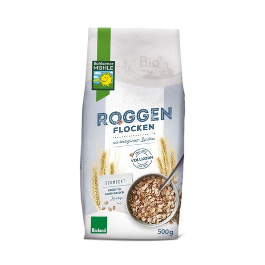 Bio Bohlsener Mühle Roggenflocken 500g