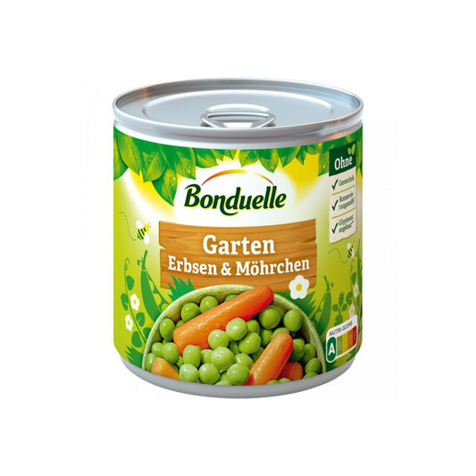 Bonduelle Garten-Erbsen mit Möhrchen 400g