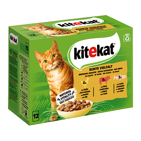 Kitekat Bunte Vielfalt in Sauce 12x85g