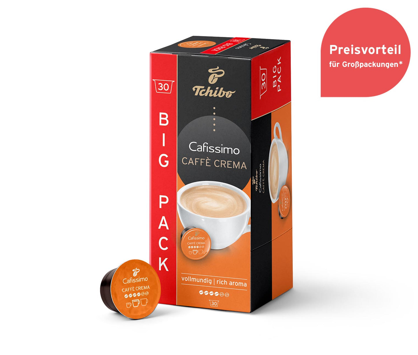 Tchibo Caffissimo Caffe Crema entkoffeiniert Kapseln 10x7g