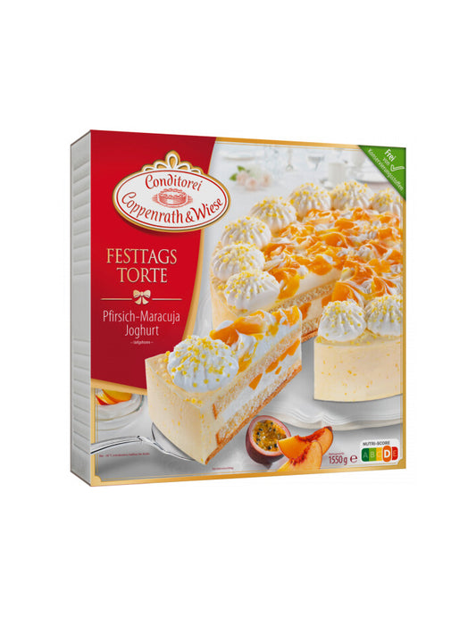 Coppenrath&Wiese Festtagstorte Pfirsich-Maracuja-Joghurt-Torte 1,55kg