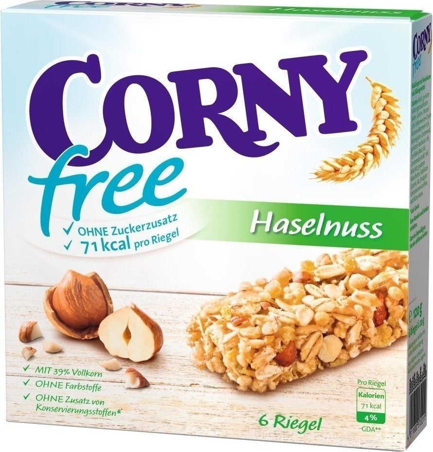 Corny free Haselnuss 6ST 120g