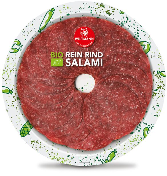 Bio Wiltmann Rein Rind Salami 80g