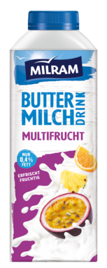 Milram Buttermilch Drink Multifrucht 750g