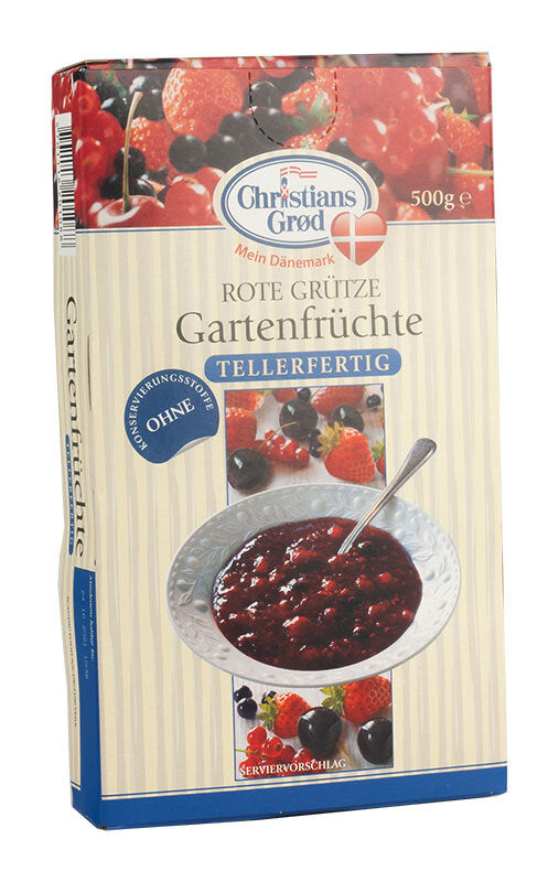 Christians Grod Dänische Rote Grütze Gartenfrucht 500g