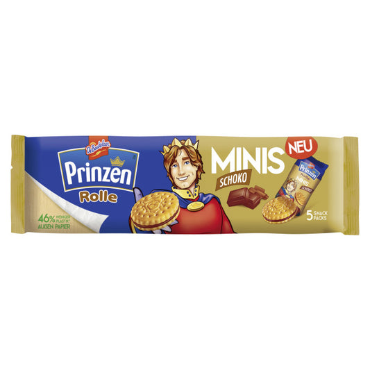 De Beukelaer Prinzen Rolle Minis Schokolade 5ST 187,5g
