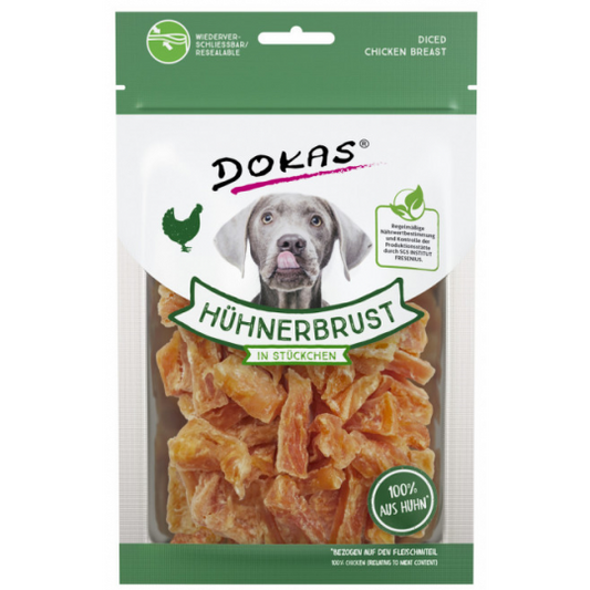 Dokas Hühnerbrust in Stücken 70g