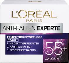 Loreal Dermo Anti-Falten Experte Nacht Calcium 55+ Feuchtigkeitspflege 50ml