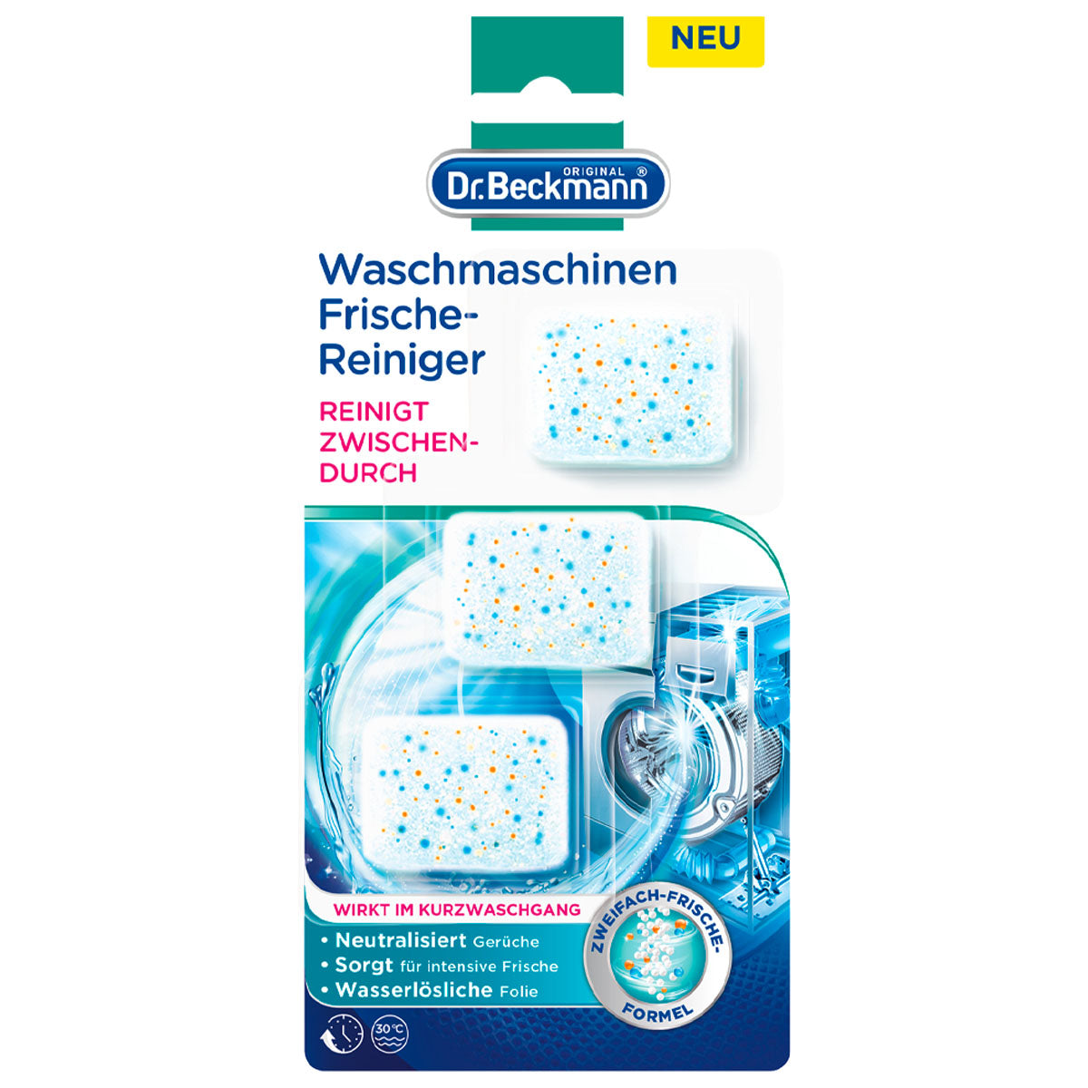 Dr.Beckmann Waschmaschinen Frische Reiniger 3x20g