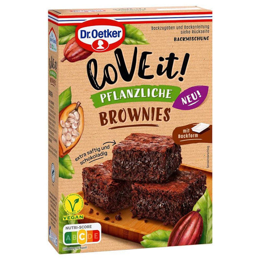 Dr.Oetker LoVE it! Pflanzliche Brownies 480g