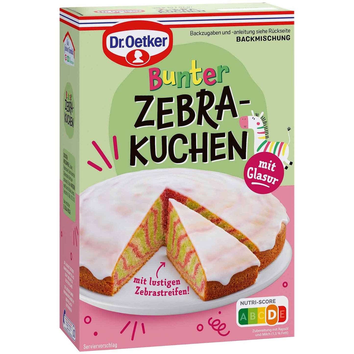 Dr.Oetker Bunter Zebrakuchen 515g