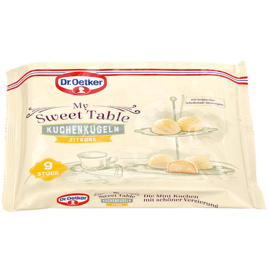 Dr.Oetker My Sweet Table Kuchenkugeln Zitrone 150g