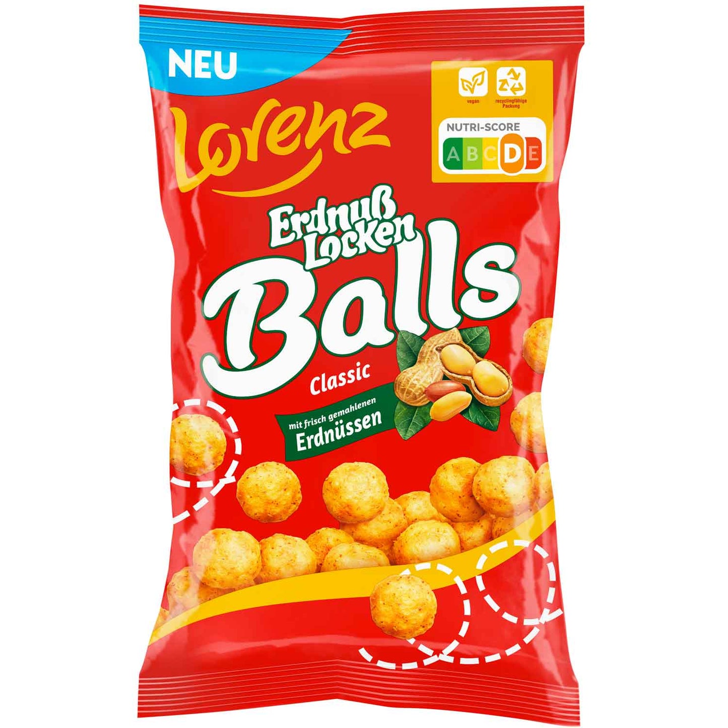 Erdnußlocken Balls 130g