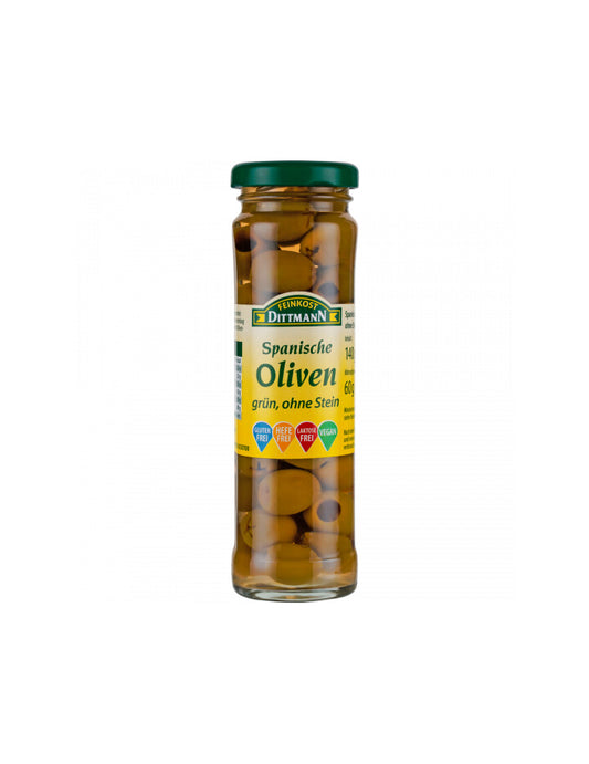 Feinkost Dittmann Oliven Grün mit Stein 140g