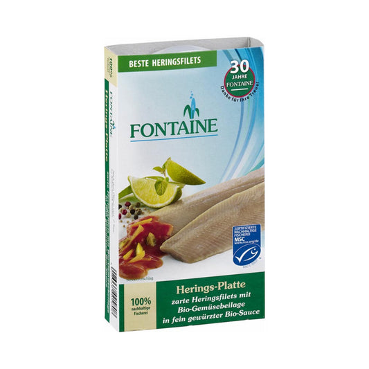 MSC Fontaine Heringsplatte in Creme mit Gemüseeinlage 200g