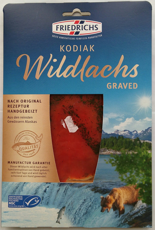 MSC Friedrichs Kodiak Wildlachs Graved 100g