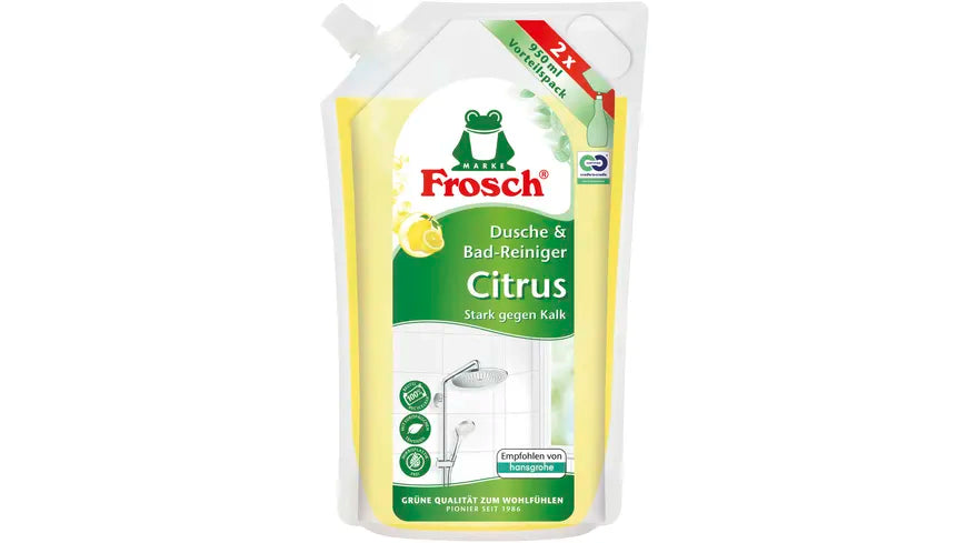 Frosch Citrus Dusche & Bad Reiniger Nachfüllbeutel 950ml