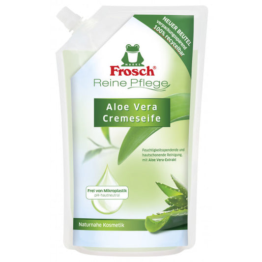 Frosch Reine Pflege Cremeseife Aloe Vera Nachfüllbeutel 500ml