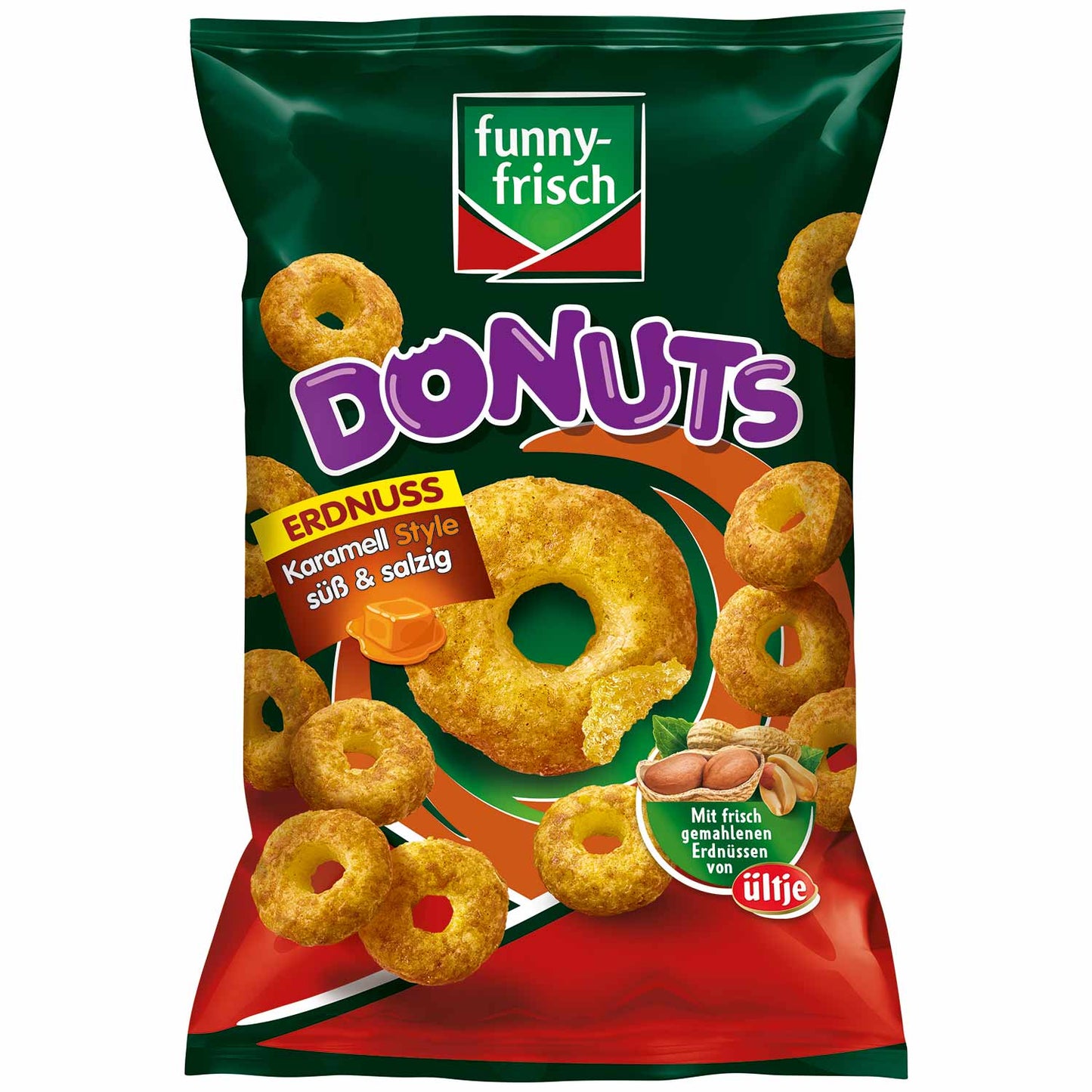 Funny-Frisch Erdnuss Donuts süß&salzig 110g