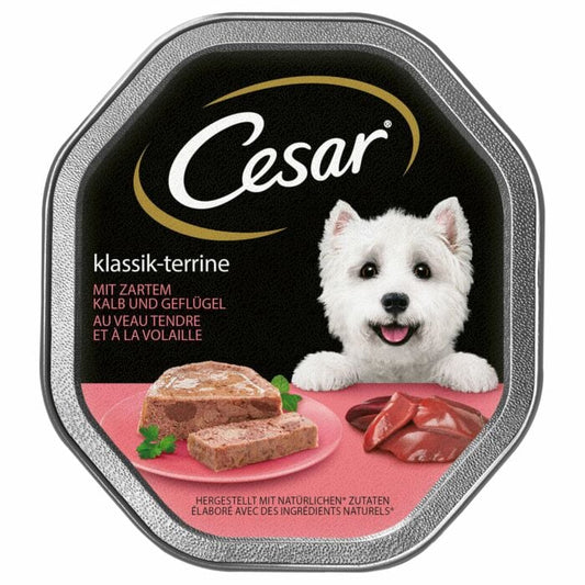 Cesar Klassik-Terrine mit Kalb und Geflügel 150g