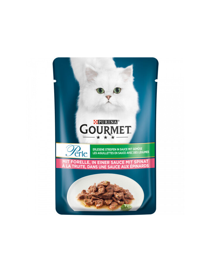 Gourmet Perle Forelle Katzennassnahrung 85g