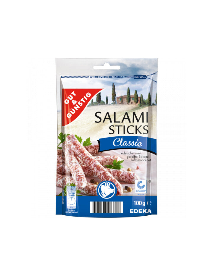 GUT&GÜNSTIG Salami Sticks classic 100g QS ITW