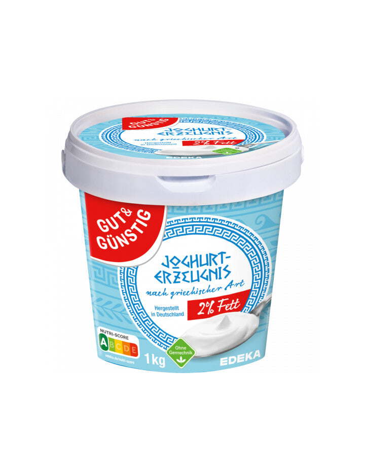 GUT&GÜNSTIG Joghurt-Erzeugnis nach griechischer Art 2% 1kg VLOG