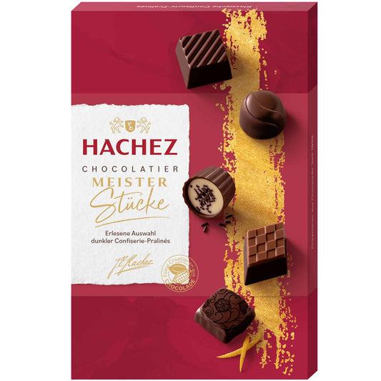 Hachez Dunkle Pralinen Meisterstücke 150g